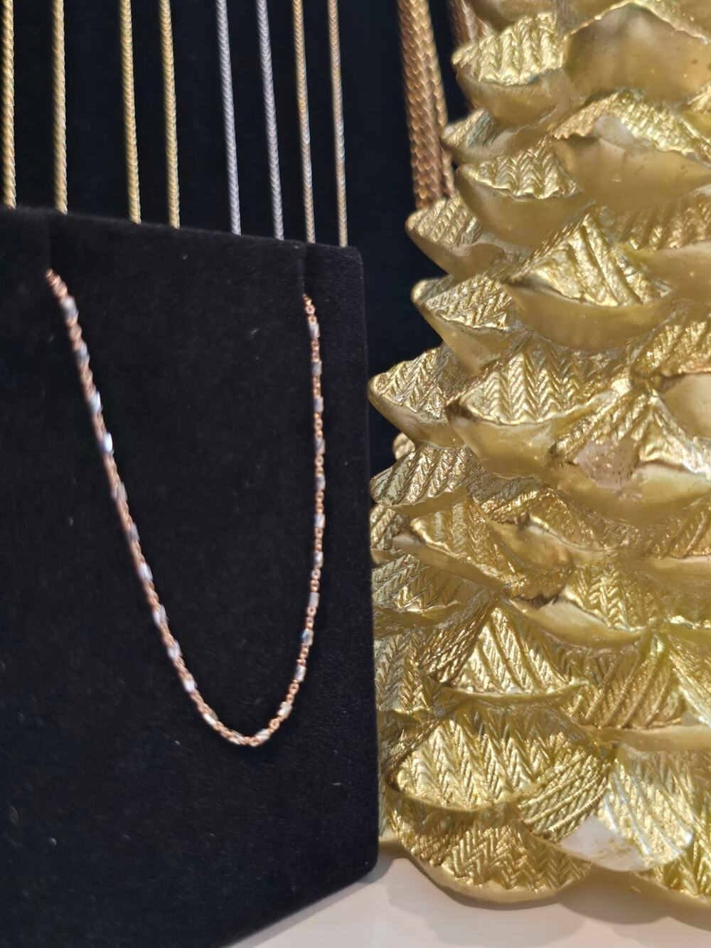 Rose Gold Plated Sterling Silver Necklace